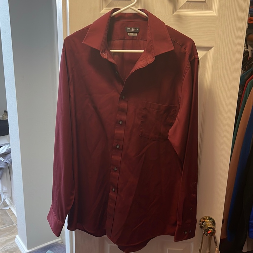 Van Huesen Flex Regular Fit Wrinkle Free / Neck 16.5 / size 34/35